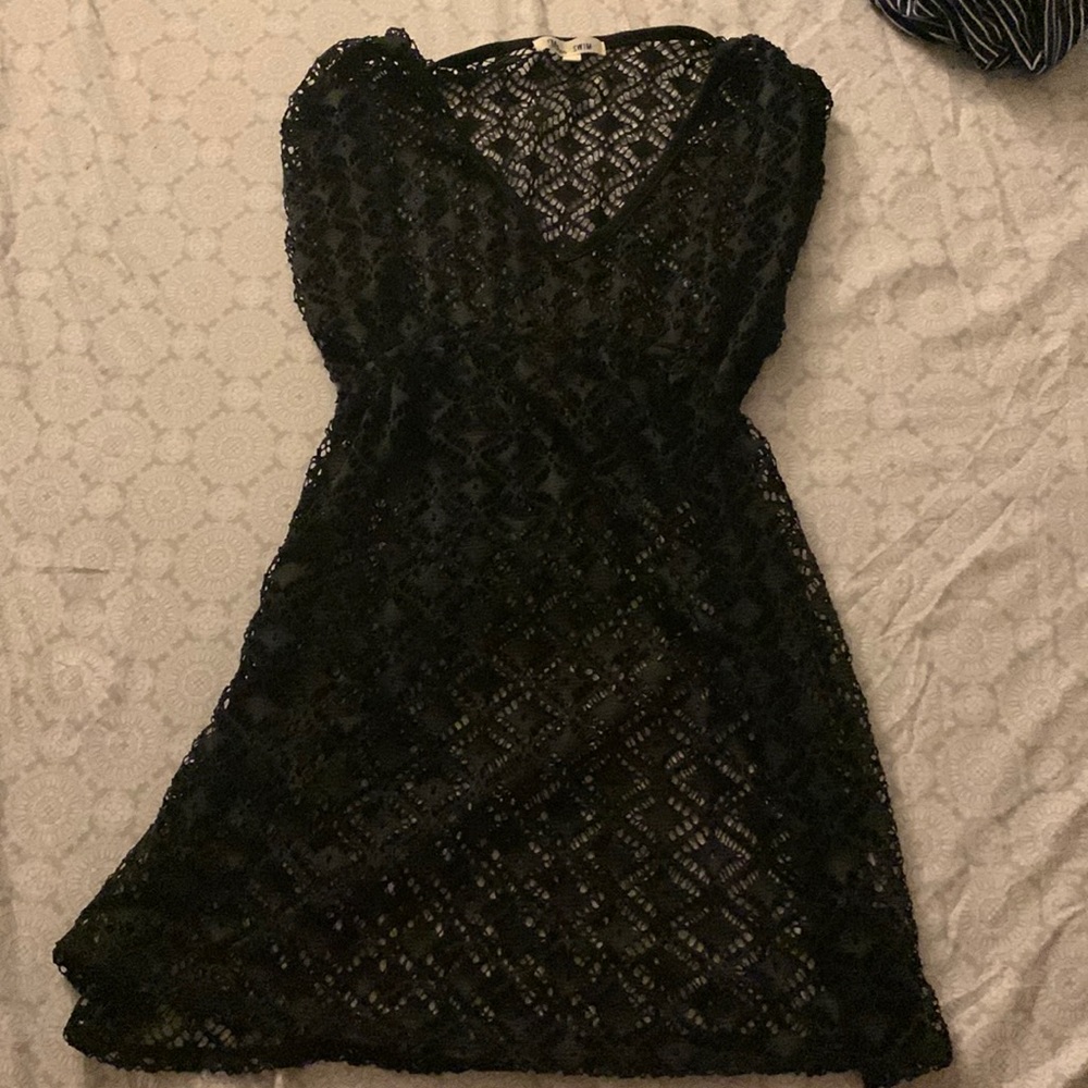 Black Bathing suit cover